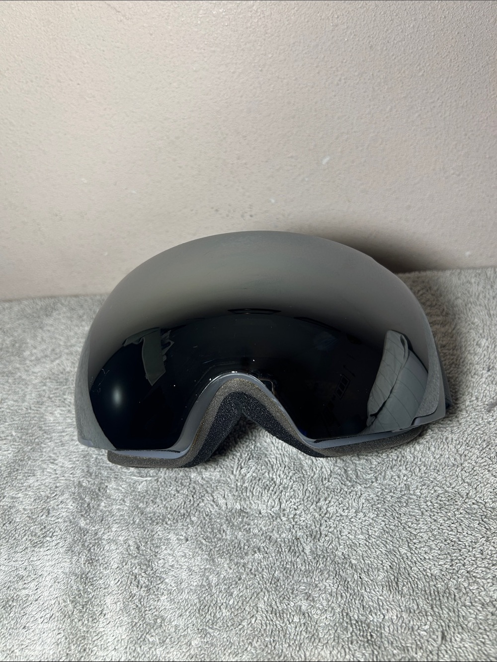 Zion Rootswear Chrome Reflective Ski Goggles with Black Mask